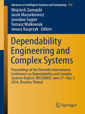 cover image of Dependability Engineering and Complex Systems
